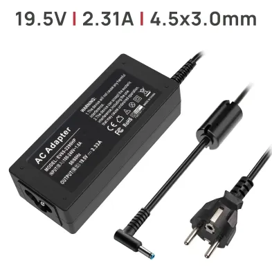 CARGADOR PARA PORTÁTIL HP 19.5V 2.31A 4.5 X 3.0MM 45W OEM