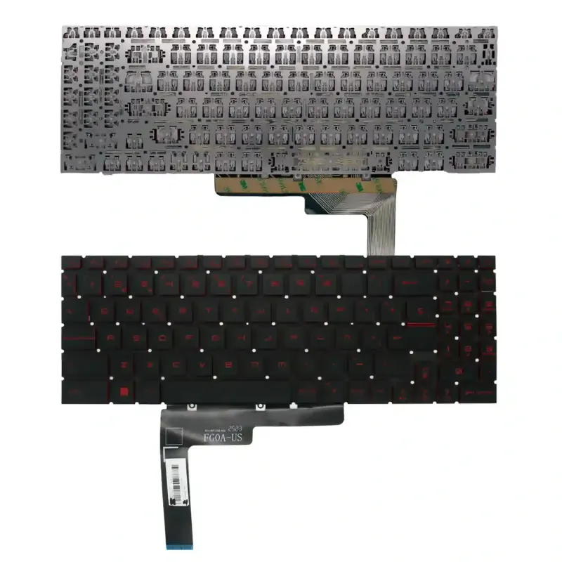 CLAVIER RÉTROÉCLAIRÉ POUR MSI MS-1799 MS-179B