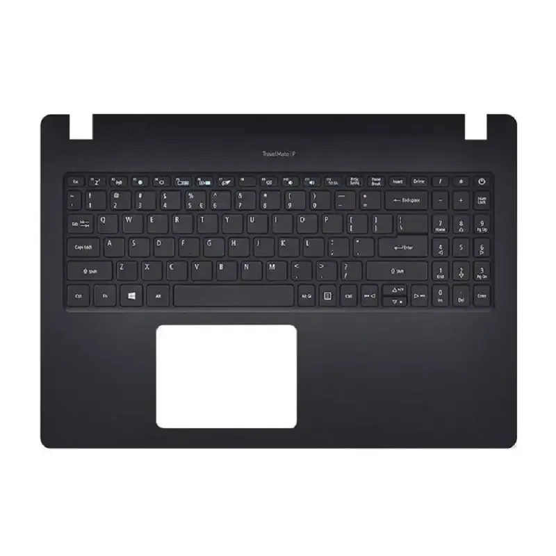 CARCASSE AVEC CLAVIER POUR ACER TRAVELMATE A215-52 NOIR