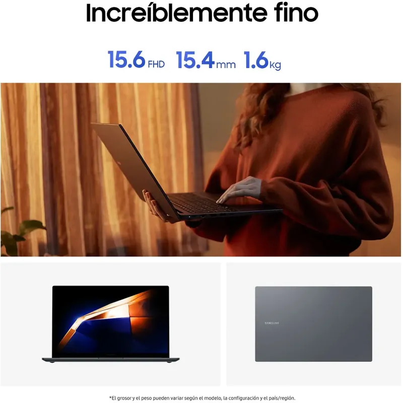 PORTÁTIL SAMSUNG GALAXY BOOK 4 | I5-1335U | 15.6"  | 8 GB | 512 GB NVME | A+ | REACONDICIONADO