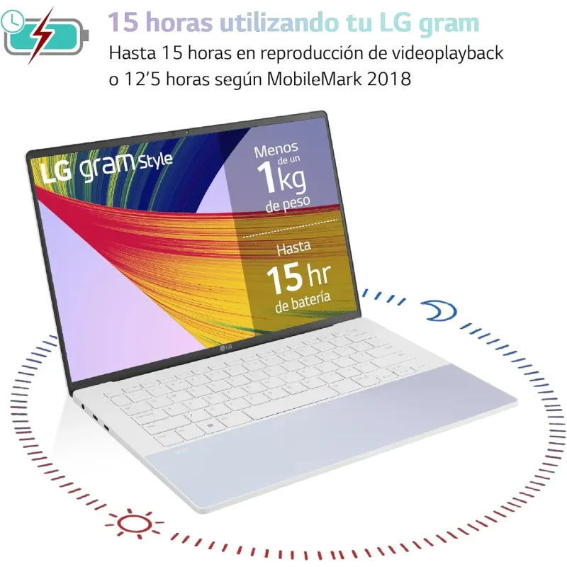 PORTÁTIL LG GRAM 14Z90 | I7-1260P | 14"  | 16 GB | 512 GB NVME | A+ | REACONDICIONADO