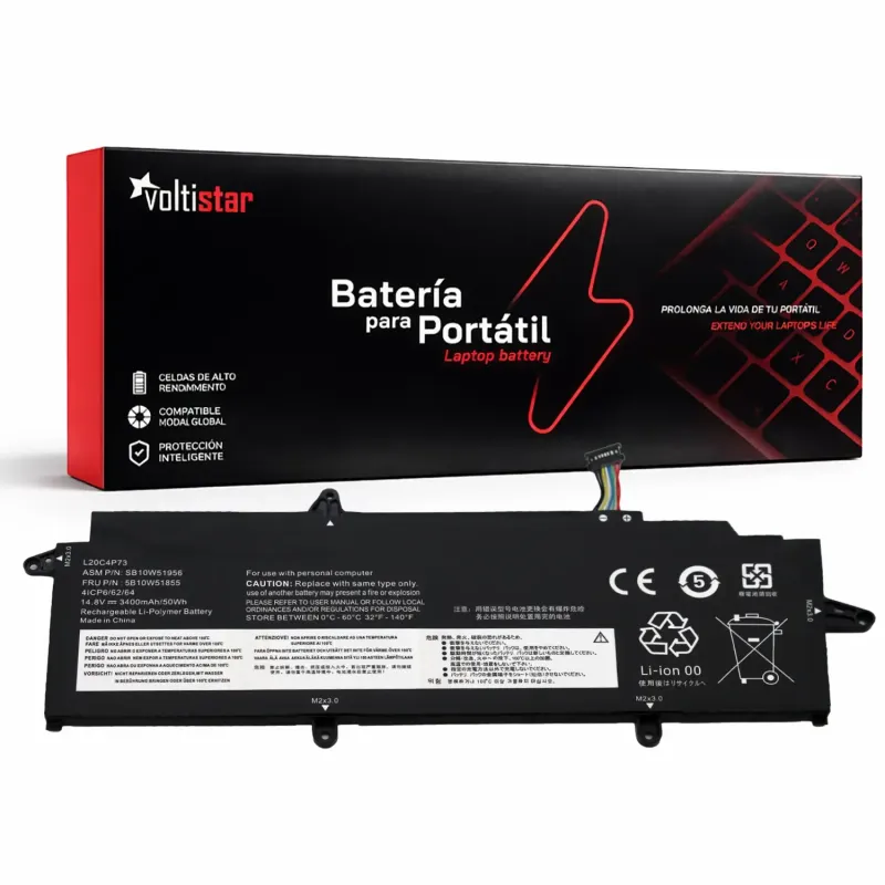 BATTERIA PER LAPTOP LENOVO THINKPAD X13 G2 X13 G3 SERIES L20D4P73