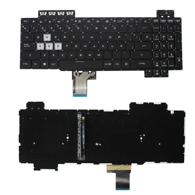 TECLADO PARA PORTÁTIL ASUS ROG STRIX GL504 GL504G RETROILUMINADO SEM MOLDURA
