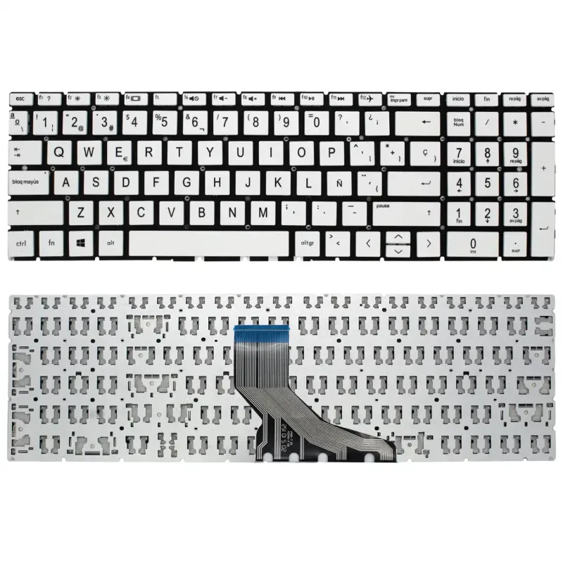 TASTIERA PER PORTATILE HP PAVILION 15-DB 15-DBXXX SERIES BIANCA