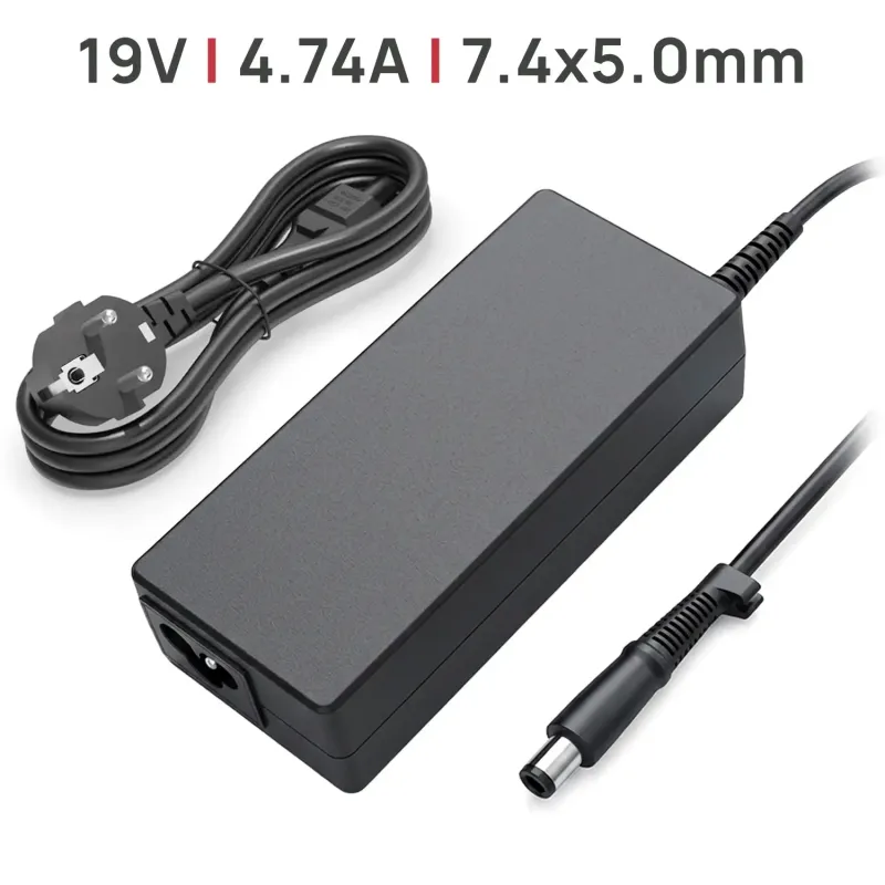 CARREGADOR PARA PORTÁTIL HP PAVILION COMPAQ PRESARIO ELITEBOOK FOLIO 19V 4.74A 90W