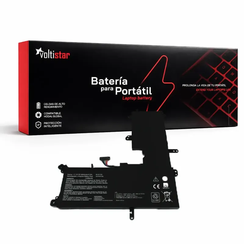 BATTERIE D'ORDINATEUR PORTABLE ASUS VIVOBOOK FLIP 14 TP410UA SERIE 3ICP5/57/80 B31N1705