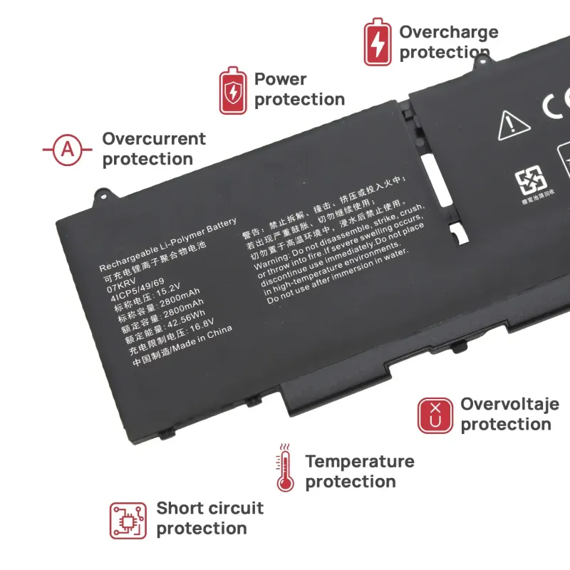 BATTERIA PER PORTATILE 8WRCR 01VX5 8H6WD FK0VR 404T8
