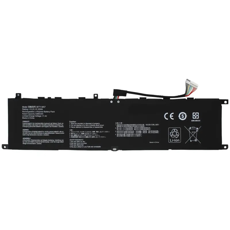 BATTERIE POUR PORTABLE MSI GP66 GP76 LEOPARD 10UE 10UG 10UH 11UE 11UG 11UH
