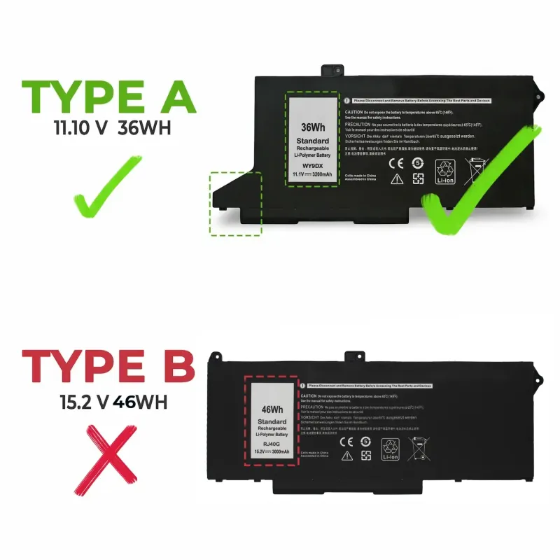 BATTERIE POUR PORTABLE DELL LATITUDE 5420 WY9DX
