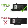 BATTERIE POUR PORTABLE DELL LATITUDE 5420 WY9DX