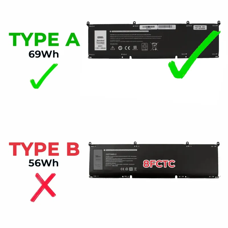 BATTERIA PER PORTATILE DELL ALIENWARE M15 R3 R369KF2