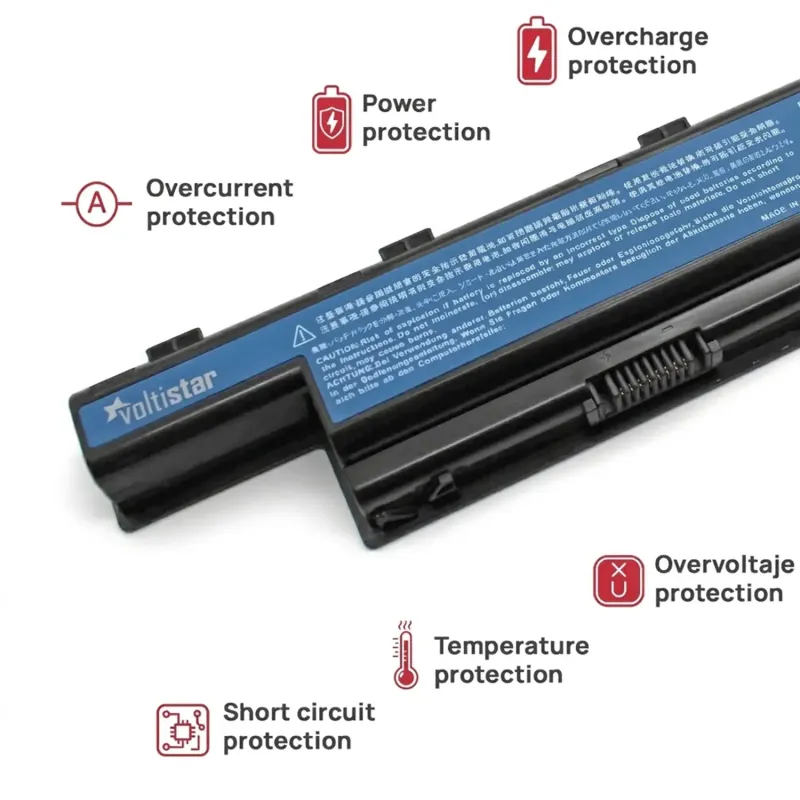 BATTERIE POUR ORDINATEUR PORTABLE PACKARD BELL EASYNOTE P5WS0 TE11HC TS11 TM86