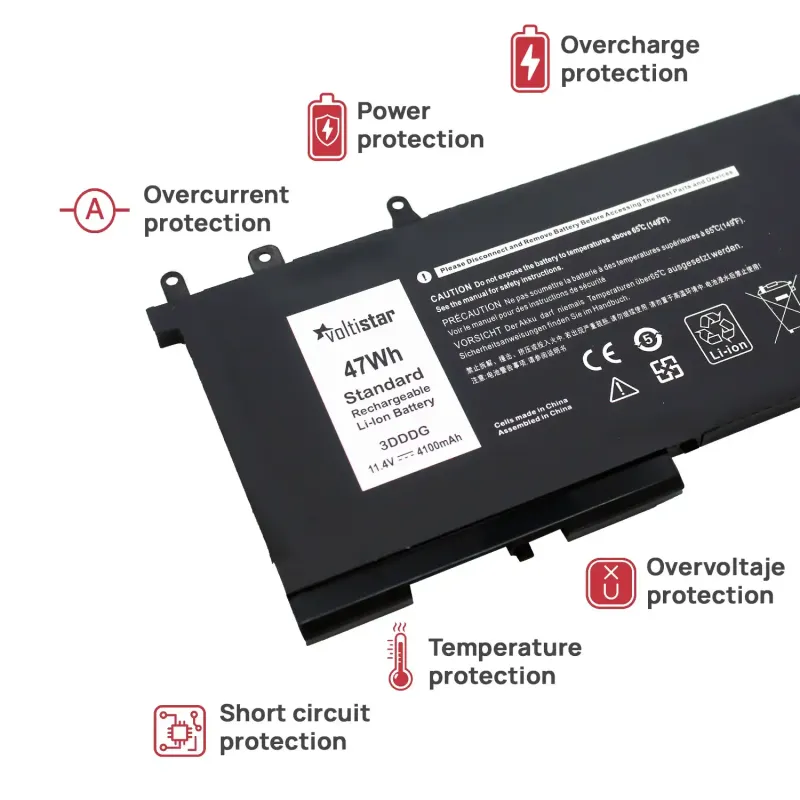 BATERÍA PARA PORTÁTIL DELL LATITUDE 5280 5480 5580 3DDDG
