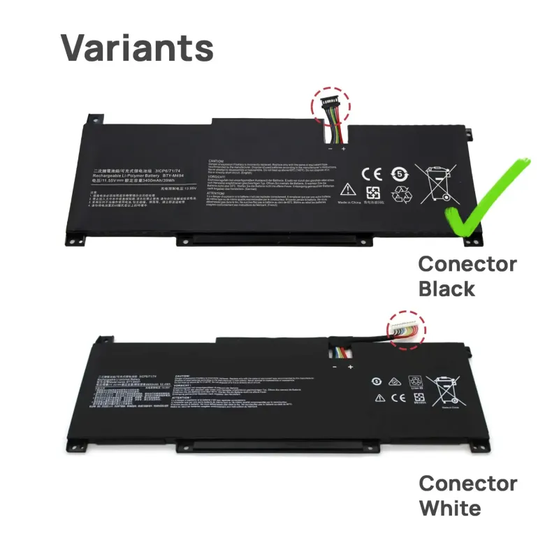 BATTERIA PER PORTATILE MSI MODERN 15 B12M 14 A10SC
