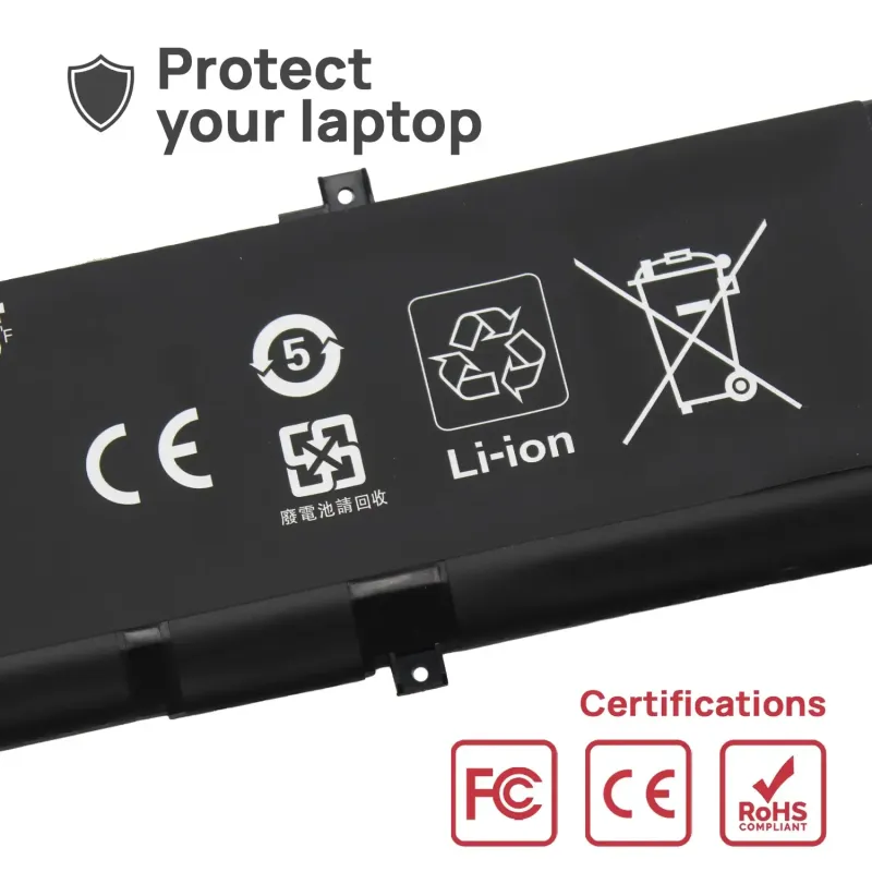 BATTERIE POUR PORTABLE HP FZ06XL SPECTRE X360 16-F2000 | ENVY 16-H1 83WH