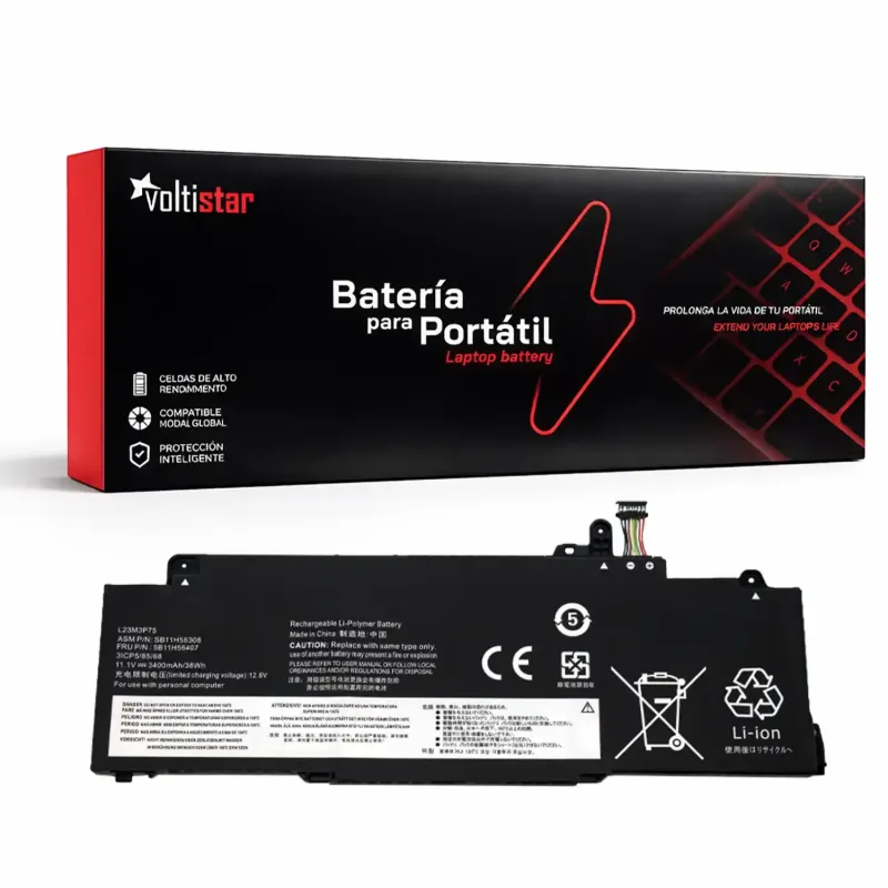 BATERIA PARA PORTÁTIL THINKPAD T14S G5 G6 L23M3P75 L23C3P70 L23D3P76
