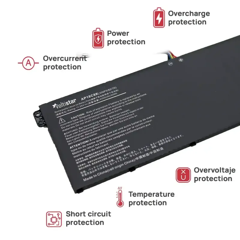 BATERIA PARA LAPTOP ACER CHROMEBOOK R753T R753TN R853TA R853TNA 11,4V
