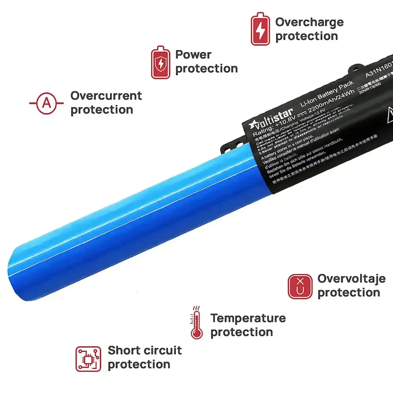 BATERIA PARA PORTATIL ASUS F541 F541U F541N P541 P541U SERIES A31LP4Q A31N1601