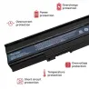 BATERÍA PARA PORTÁTIL ACER LC.BTP00.066 TM00741 BT.00605.022 LC.BTP00.005