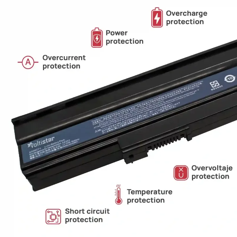 BATTERIA DEL COMPUTER PORTATILE PER ACER EXTENSA 5220 5235 2620Z 5630 5635 5635G 5635Z 5635ZG