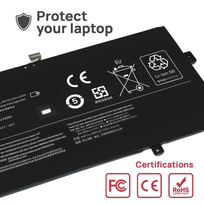 BATTERIE POUR PORTABLE LENOVO YOGA 910-13IKB YOGA 5 PRO L15M4P23 L15C4P21 L15C4P22
