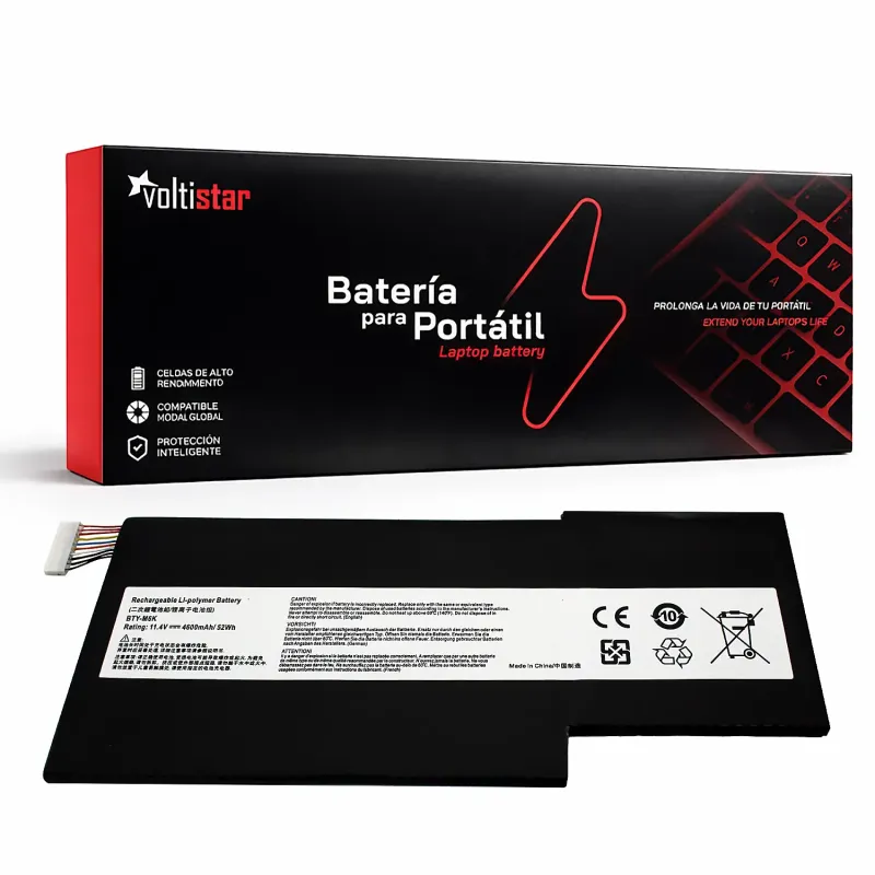 BATERÍA PARA PORTÁTIL MSI GS63-7RD GF63-8RD GF63-8RC GF75 BTY-M6K
