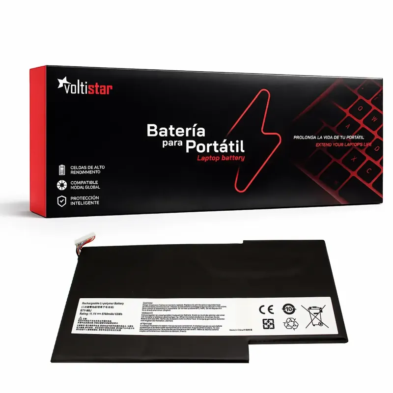 BATERIA PARA PORTÁTIL MSI GS63 GS63VR GS73 GS73VR MS-16 BTY-M6J