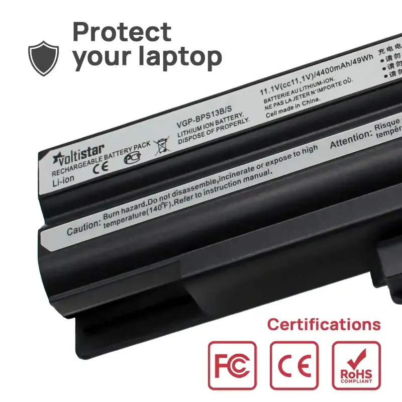 BATERIA PARA PORTATIL SONY VGP-BPS21A VGP-BPS21B 11.1V 4400MAH 6 CELDAS