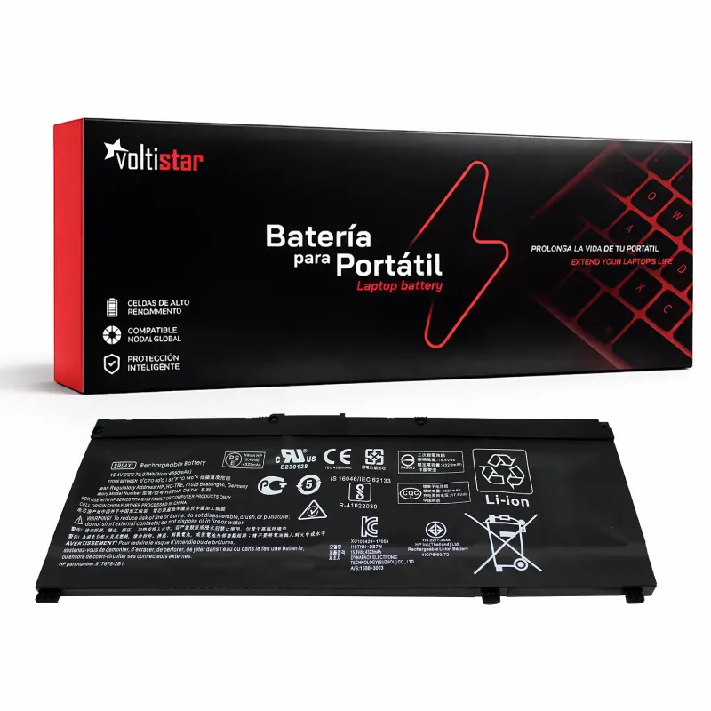 BATTERIA PER COMPUTER PORTATILE HP OMEN 15-CE000 15-CE000NG 15-CB0XX SR04XL 91678-171