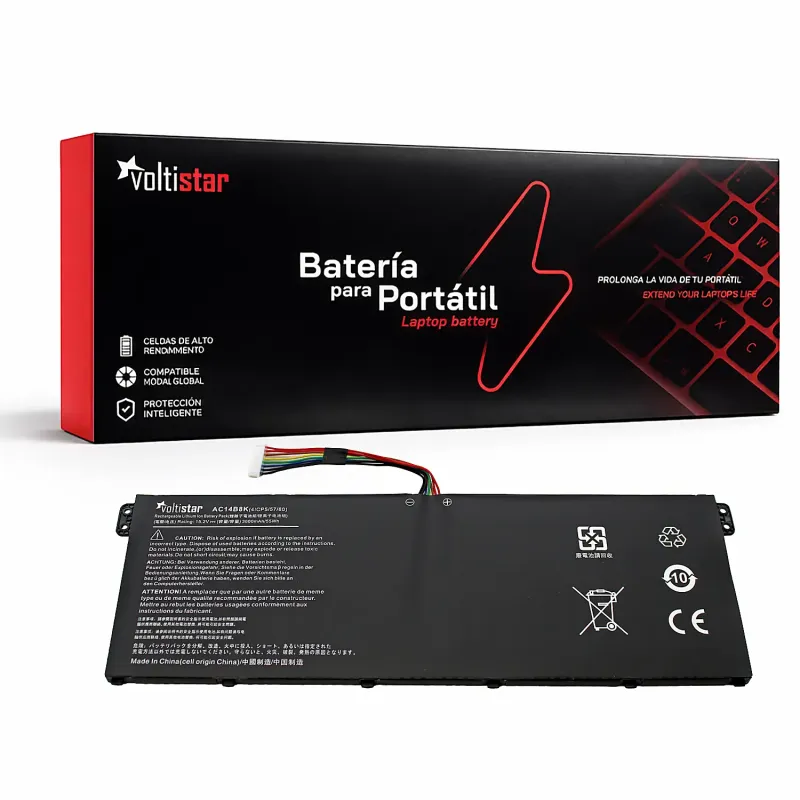 BATTERIA PER COMPUTER PORTATILE ACER ASPIRE AP14B8K AC14B18J 15.2V