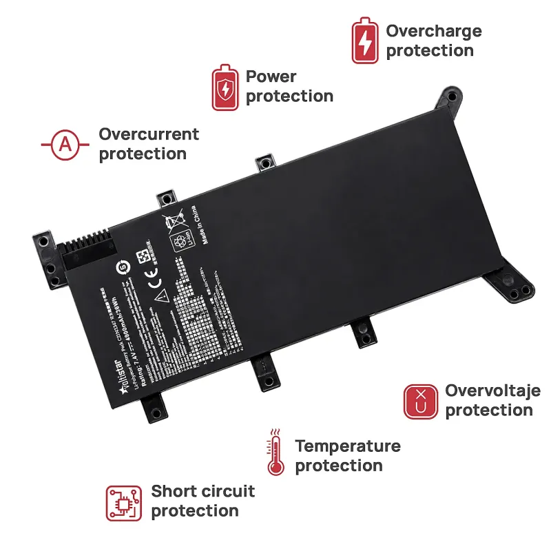 BATTERIA DEL COMPUTER PORTATILE PER ASUS X554 X554L X555 X555L R557 R557L R556 R556L C21N1347