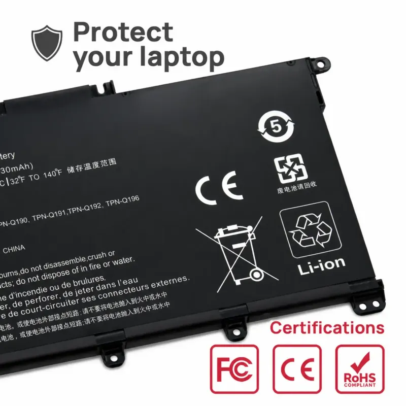 BATTERIA PER COMPUTER PORTATILE HP TF03XL HSTNN-LB7X HSTNN-UB7J 920046-421 920070-855