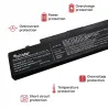 BATTERIA PER COMPUTER PORTATILE SAMSUNG AA-PB2NX6B AA-PB2NX6W/E AA-PB4NC6W AA-PB9NC6B AA-PB9NS6B