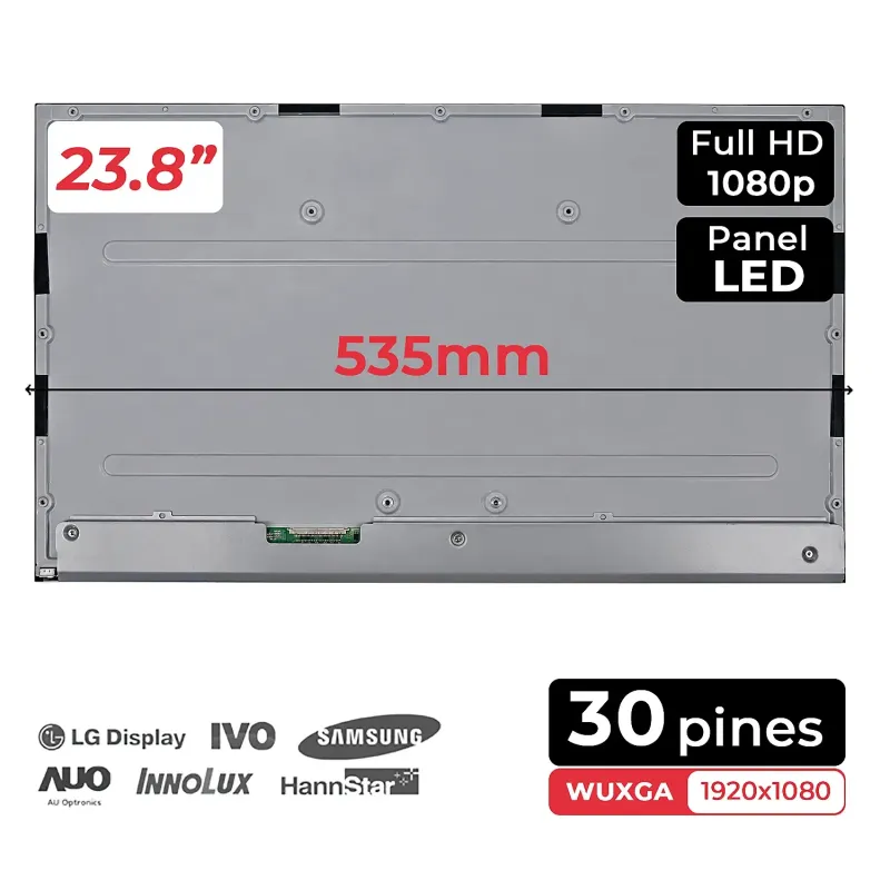 ÉCRAN LED DE 23.8" POUR PORTABLE HP AIO ELITEONE 800 G3 SERIES LTM238HL06