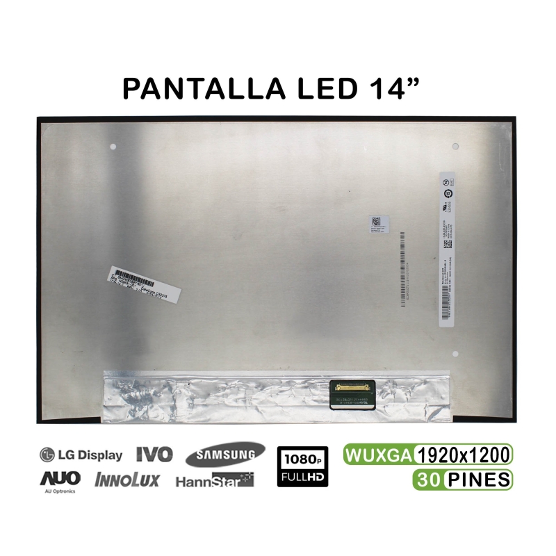 SCHERMO DA 14" PER PORTATILE B140UAN04.0 LED 1920X1200
