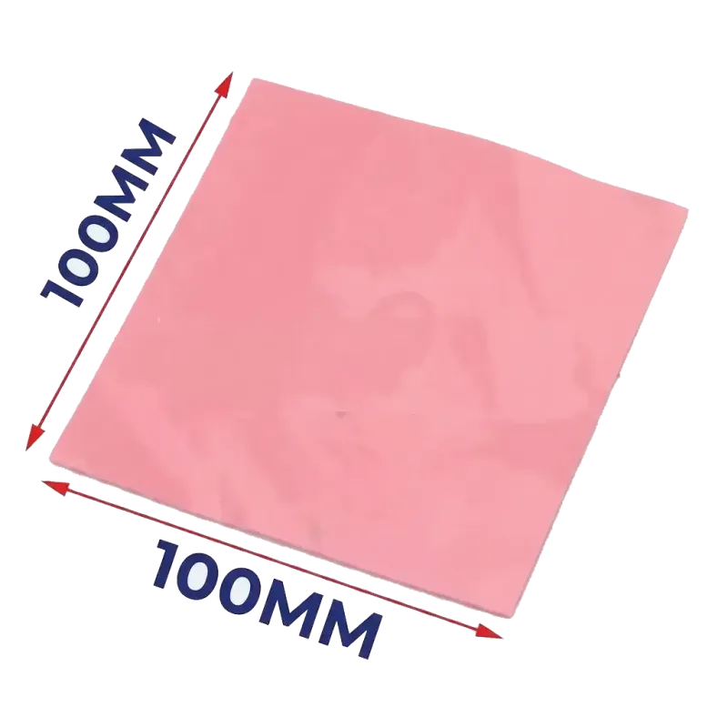 ALMOHADILLA TÉRMICA CONDUCTORA DE SILICONA PARA REFRIGERACIÓN 100MM100MM1.0MM DISIPADOR GPU CPU
