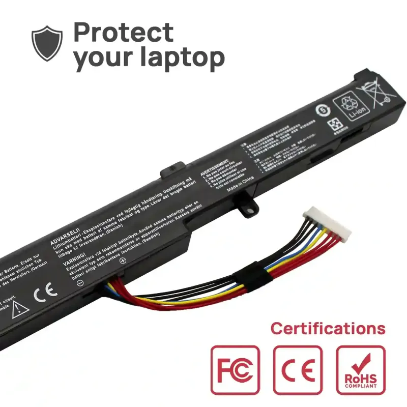 BATTERIE POUR PORTABLE ASUS A41-X550E A450 A450JF K550E
