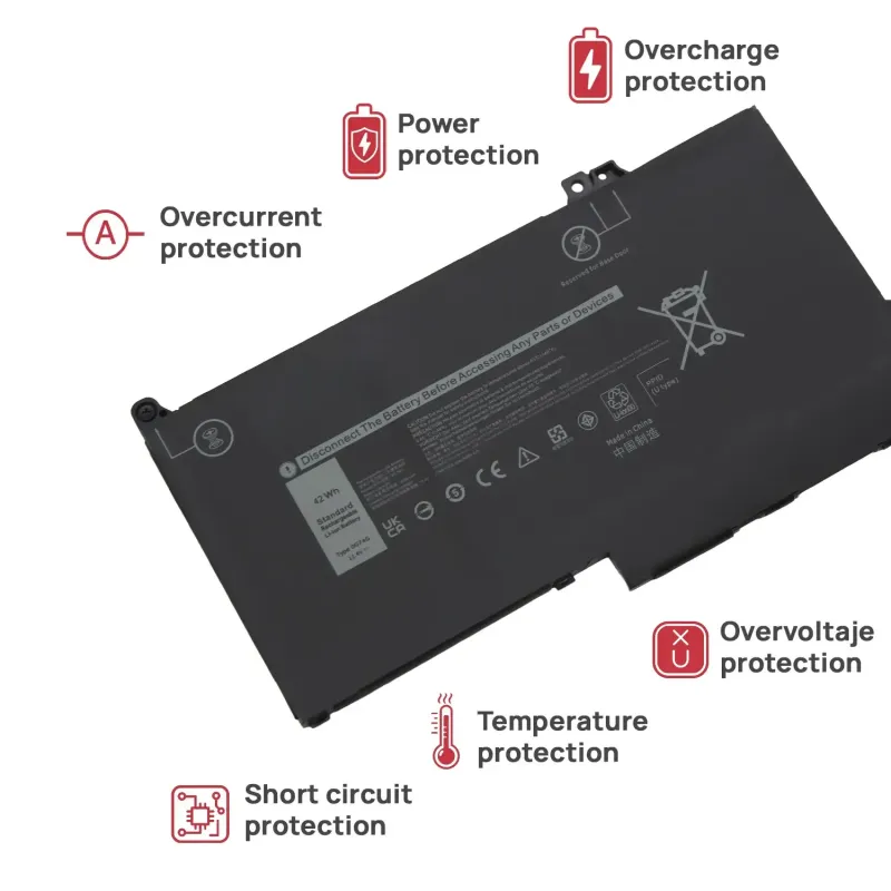 BATERIA PARA PORTÁTIL DELL LATITUDE E7000 0G74G