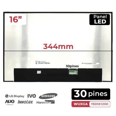 PANTALLA LED 16" B160UAN03.0 para portátil
