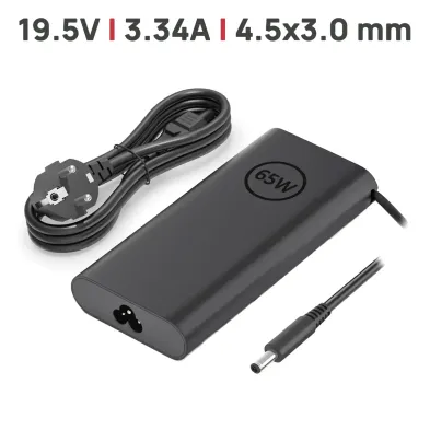 CARREGADOR PARA PORTATIL DELL 19.5V 3.34A 65W 4.5X3.0MM