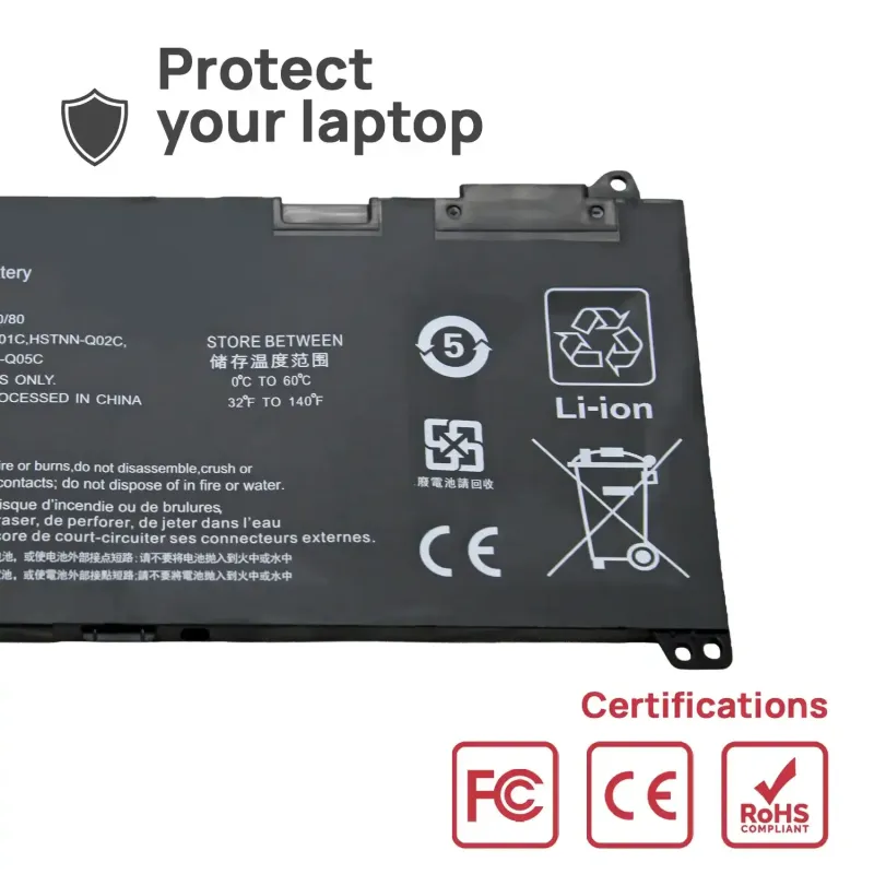 BATERIA PARA PORTATIL HP RR03XL RRO3 RRO3XL RR03048XL-PR