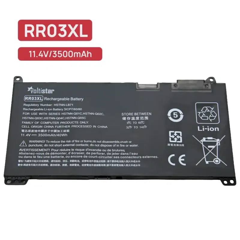 BATERIA PARA PORTATIL HP RR03XL RRO3 RRO3XL RR03048XL-PR