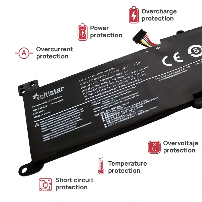 BATTERIE POUR PORTABLE LENOVO IDEAPAD 520-15IKB (80YL) (81BF)
