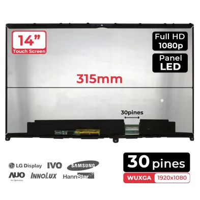 ECRÃ LED TÁTIL DIGITAL DE 14" PARA PORTATIL LENOVO IDEAPAD FLEX 5-14IIL05 5-14ARE05 5-14ITL05