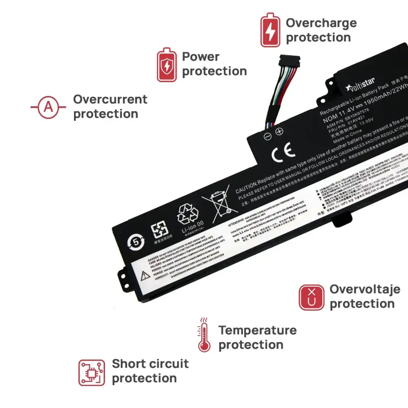 BATERÍA PARA PORTÁTIL LENOVO THINKPAD T470 T480 01AV421 01AV420 01AV419