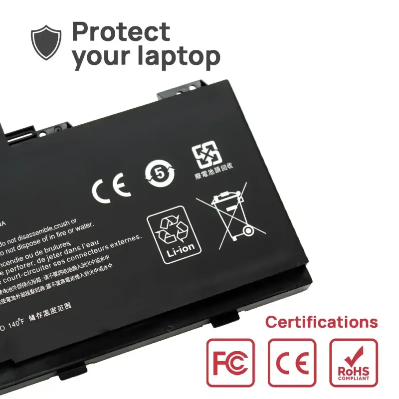 BATERÍA PARA PORTÁTIL HP ZBOOK 17 G3 808397-421 808451-001 AI06XL HSTNN-C86C LB6X