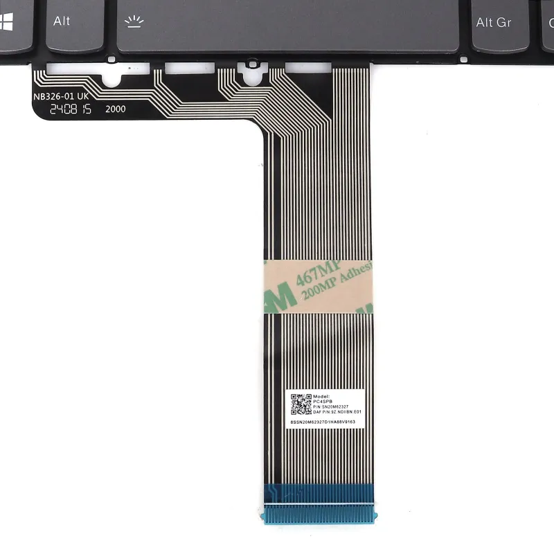 TECLADO RETROILUMINADO PARA PORTÁTIL LENOVO XIAOXIN AIR 15 GRIS