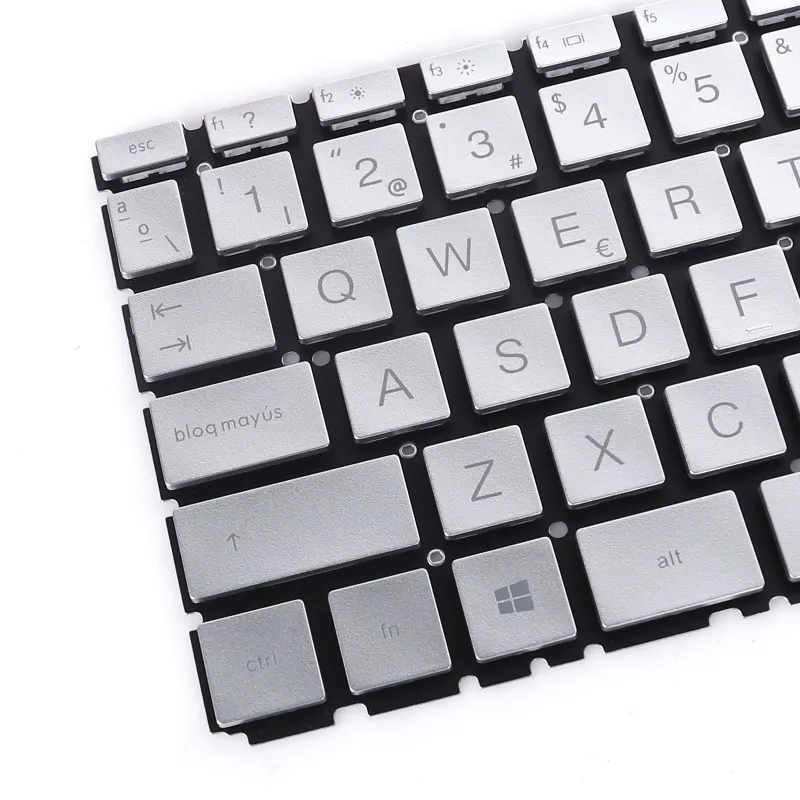 CLAVIER ARGENTÉE POUR PORTABLE HP 14-DA 14-BD 14-CC 14-CD 14M-CD 14-CE 14-CF 14-CK 14-CM