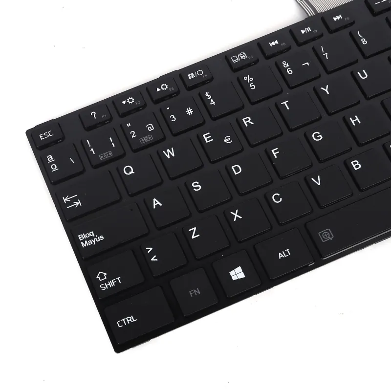 TECLADO GLOSSY PRETA PARA PORTÁTIL TOSHIBA SATELLITE C70 A B D