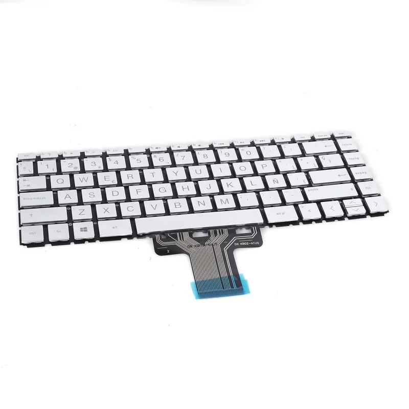 TASTIERA ARGENTATA PER PORTATILE HP PAVILION 14-DA 14-DF 14-DH 14-DK 14-DR 14-DQ | L15600-001
